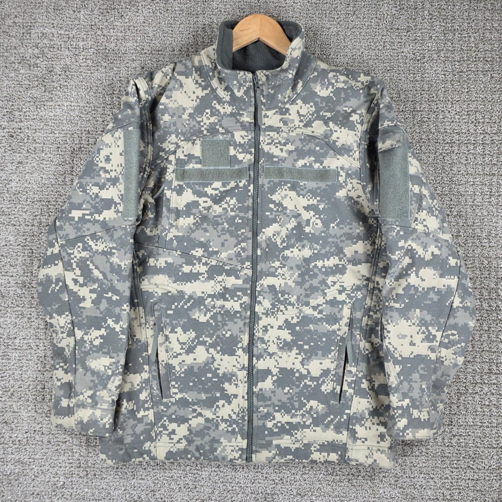 Massif Elements Jacket FREE IWOL Flame Resistant ACU Digital Camo Mens Medium